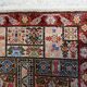 Tapis tunisien vintage en soie, fait main, 51 cm x 97 cm, années 1970