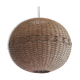 Rattan ball pendant light, 1960s