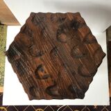 1960 vintage brutalist tabouret