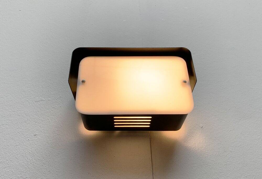 Minimalist wall lamp mid-century space, 1960s