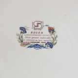 Dish (pie) Sarreguemines Rouen decor