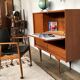 Scandinavian high sideboard in teak 1960s