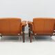 Ensemble de fauteuils MP-13 de Percival Lafer en cuir cognac