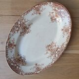 Longwy Terre de Fer oval dish