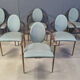 Post modern dining chairs by Belgochrom, set of 6 - 1980s