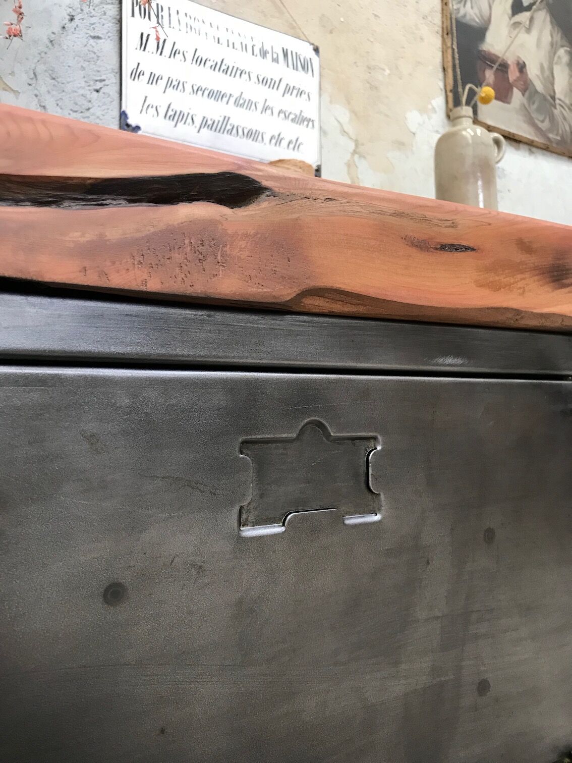 Industrial sideboard