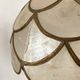 Vintage suspension in mother-of-pearl and brass