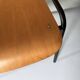Set de 6 chaises bois thermoformé et métal