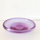 Grande coupe en verre violette 1970