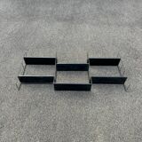 Vintage modular string shelf Tomado metal 1950