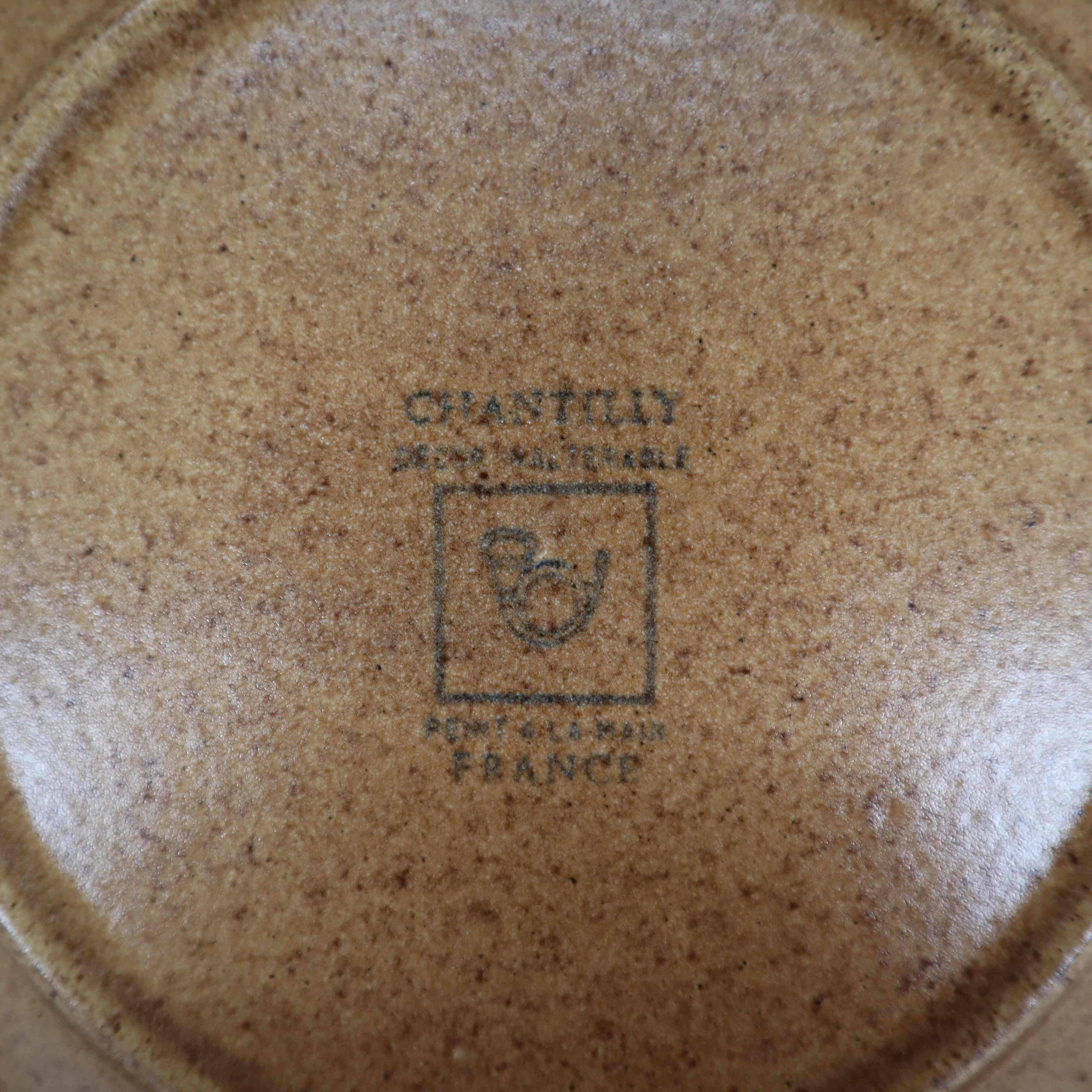 Six vintage ceramic fish plates Chantilly