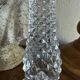 Glass candle holder
