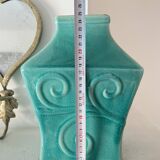 Glazed blue ceramic vase – Celadon style Chinese work