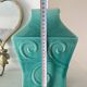 Glazed blue ceramic vase – Celadon style Chinese work