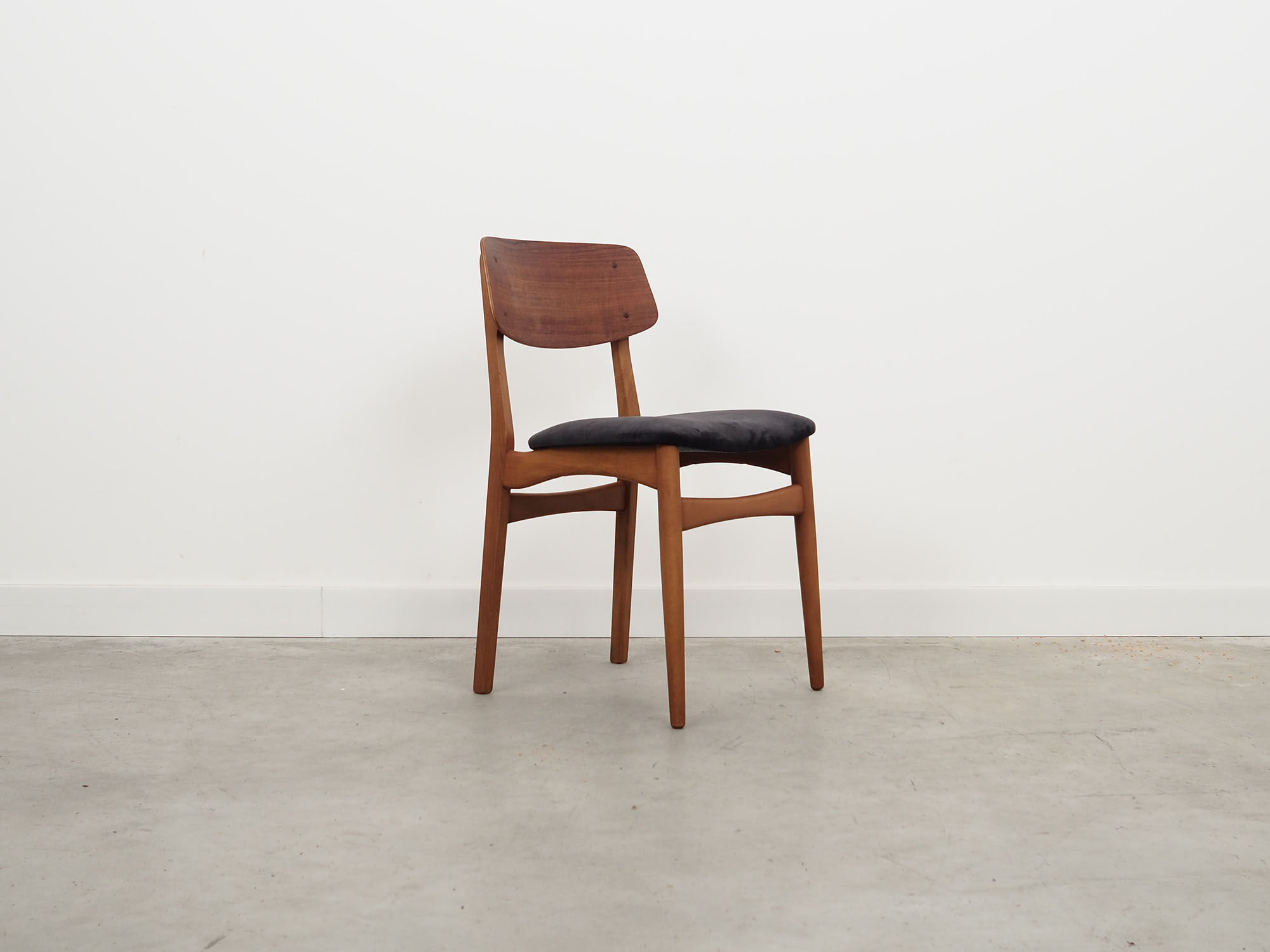 Set of four teak chairs, Danish design, 1960s, production: Denmark