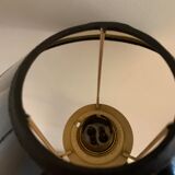 Pair of blackened wooden lampposts Napoleon III