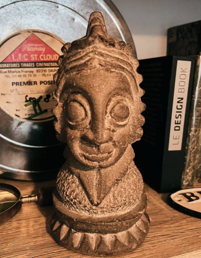 Double-faced stone statuette – Inca inspiration