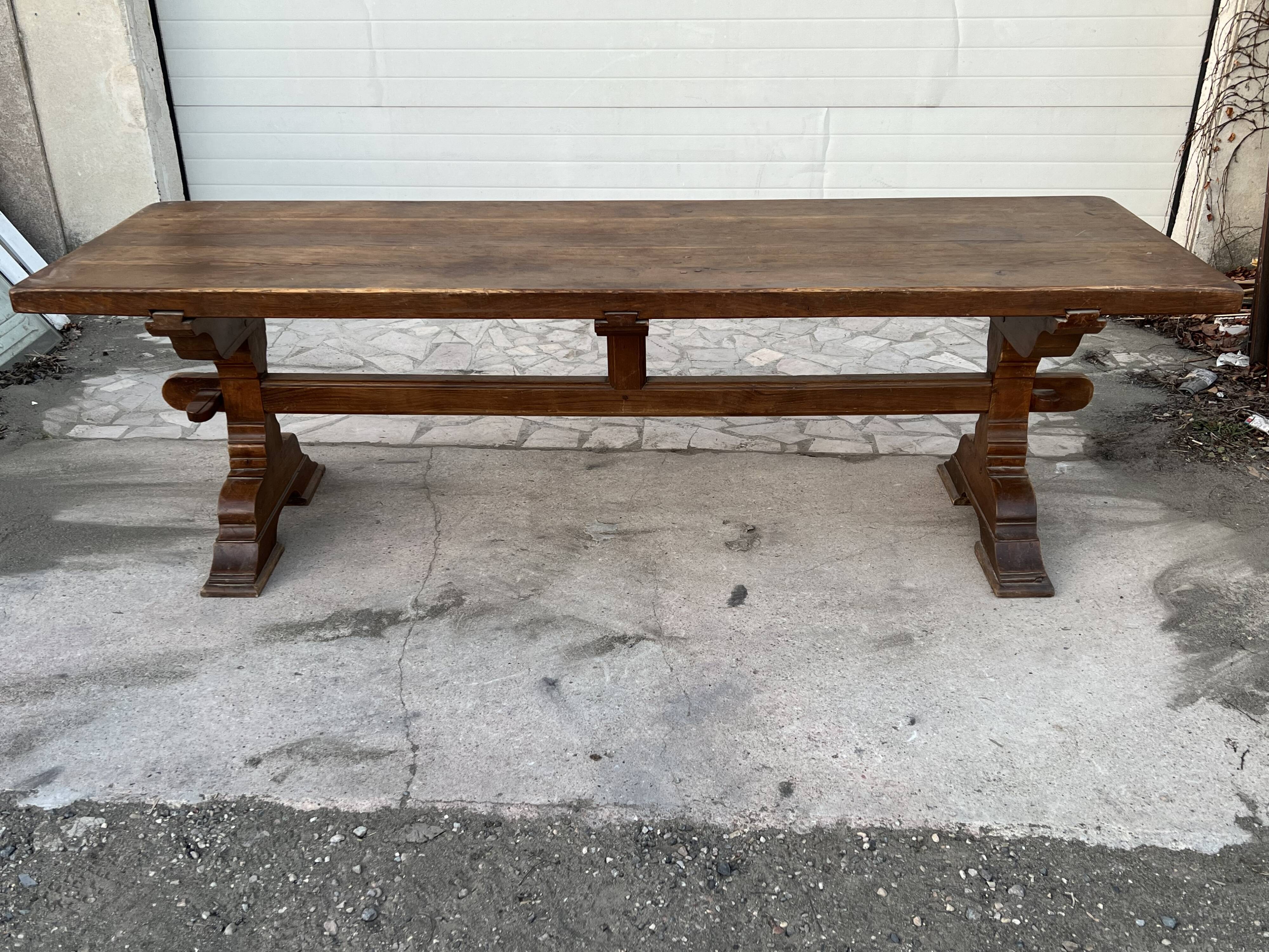 Oak monastery farm table