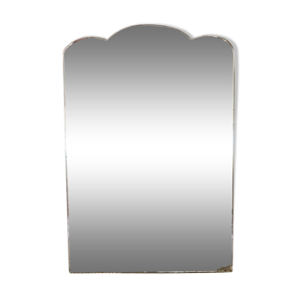 Vintage bevelled mirror 93x63cm