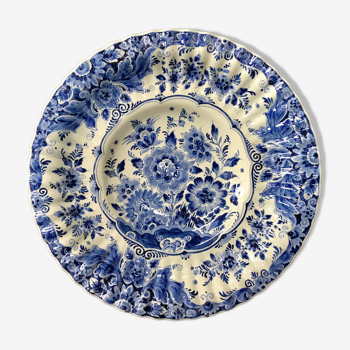 Delfts blue wall plate, Royal Delft 38 cm