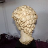 Bust of David signed Santini