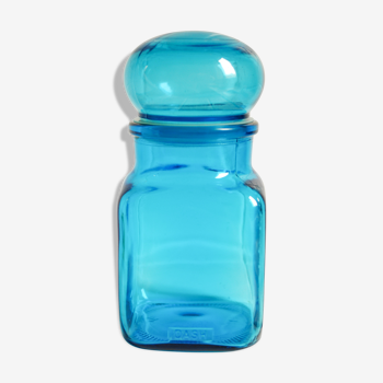 Blue dash apothecary jar