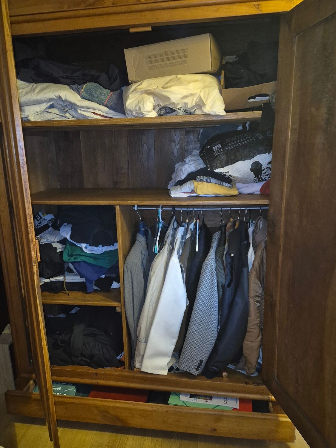 Very large Louis Philippe wardrobe