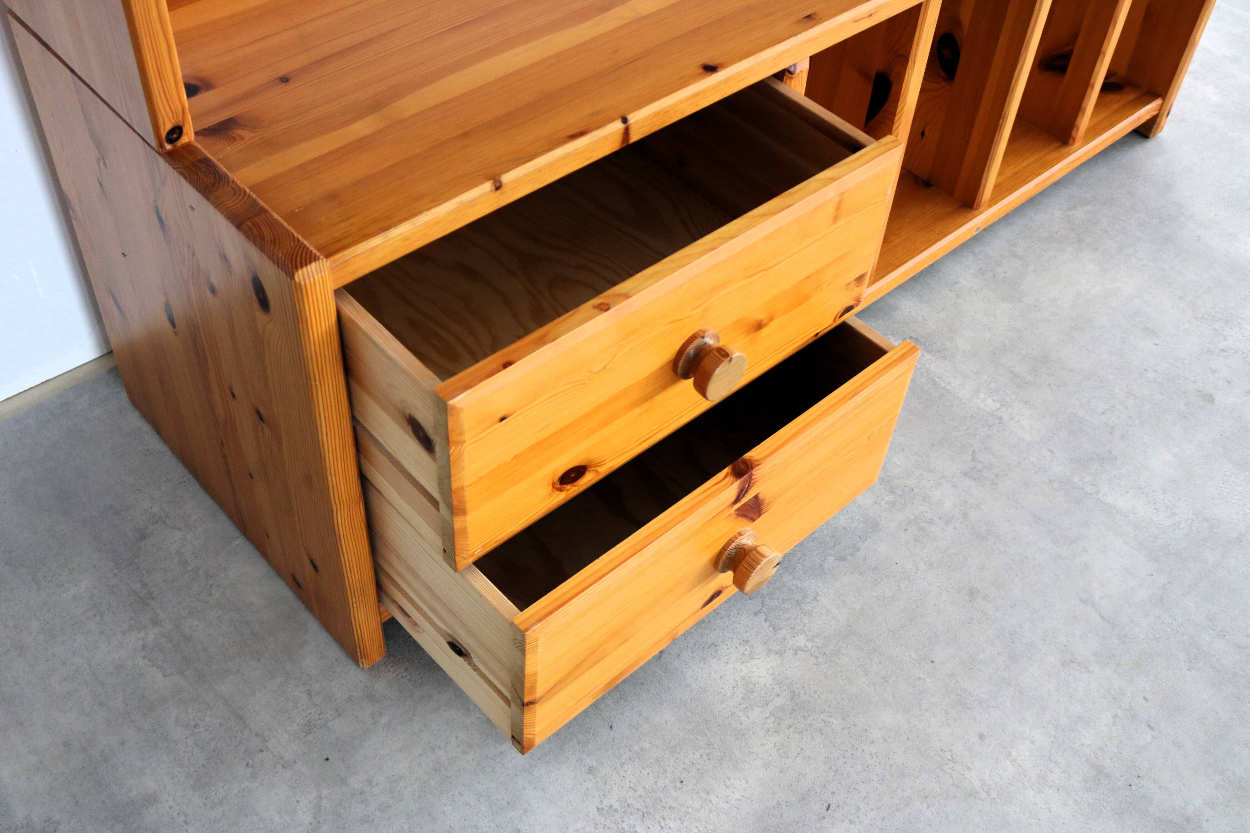 Vintage wall unit | wall cabinets | swedish | 70's