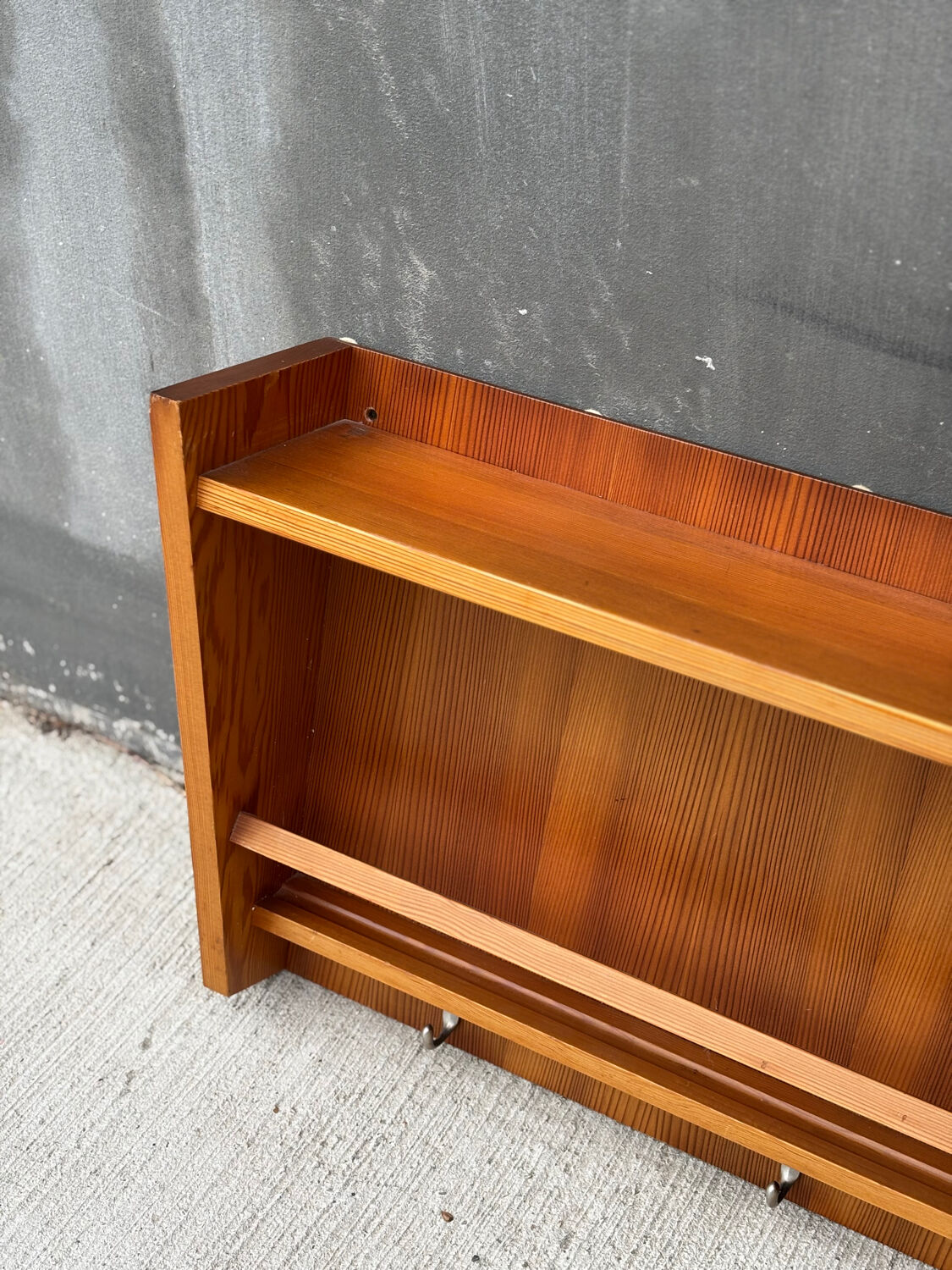 Vintage wooden kitchen wall unit – 1960s/70s