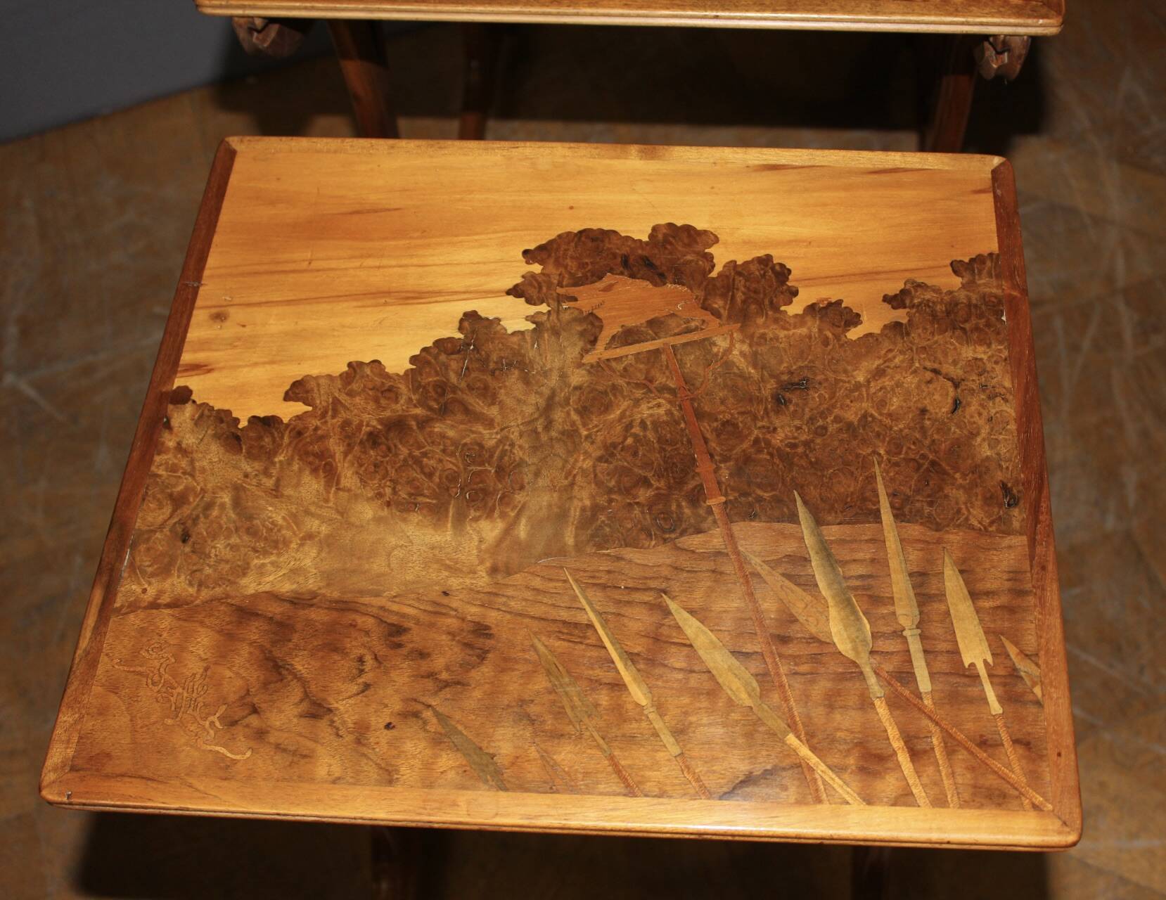 Nested Tables by Emile Gallé around 1900