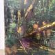 "Study for the fallen tree" oil on canvas signed 1925