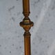 Lampadaire tripode trois bras de lumières en bronze de style Louis XV