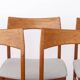 Set of 5 Henning Kjærnulf Teak Dining Chairs, Vejle Stolefabrik, Danish