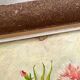 Antique oil painting on cardboard, bouquet of carnations, signed and dated 1899