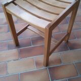 Tabouret bois clair miel