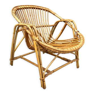 Adult rattan armchair