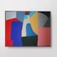 Contemporary abstract composition coloured N.4