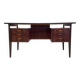 Bureau en palissandre par Gunnar Nielsen pour Tibergaard, années 1960.