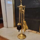 Gilded bronze fireplace tool set 1900