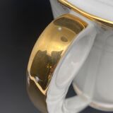 White and gilded Limoges porcelain tea/coffee service – MPM0724SV1
