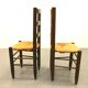 Chaises rustiques années 60/70