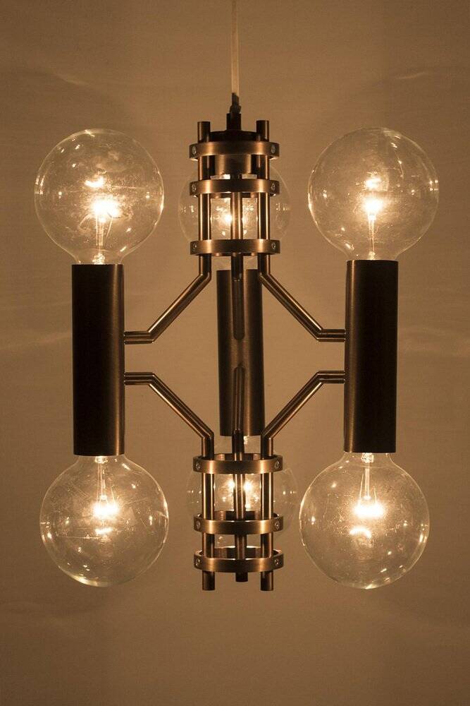 Vintage Brutalistic Hanging Lamp