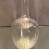 Carafe en cristal subtilement côtelé XIXe Napoléon III