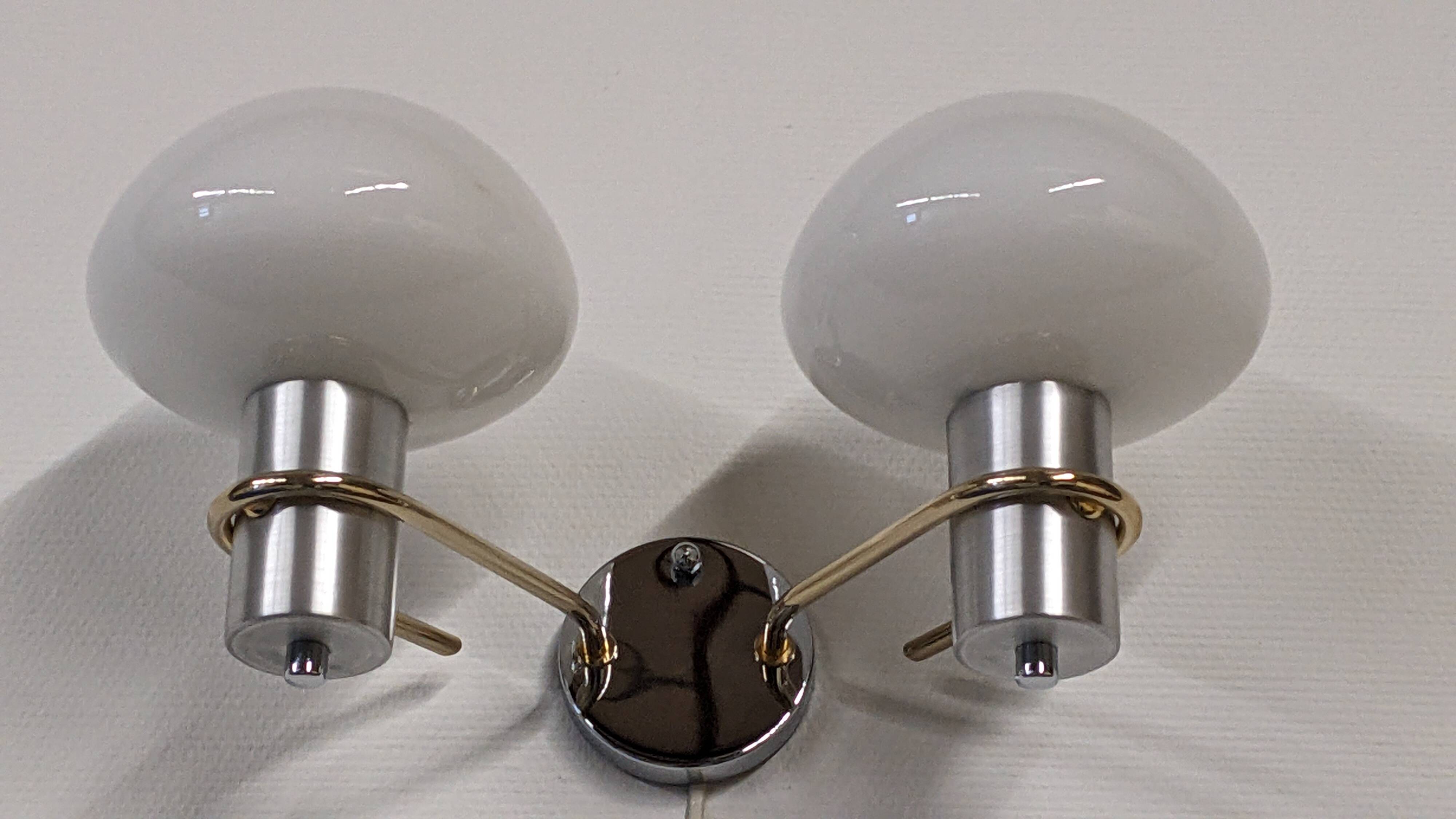 Space age double wall light from the 60s/70s