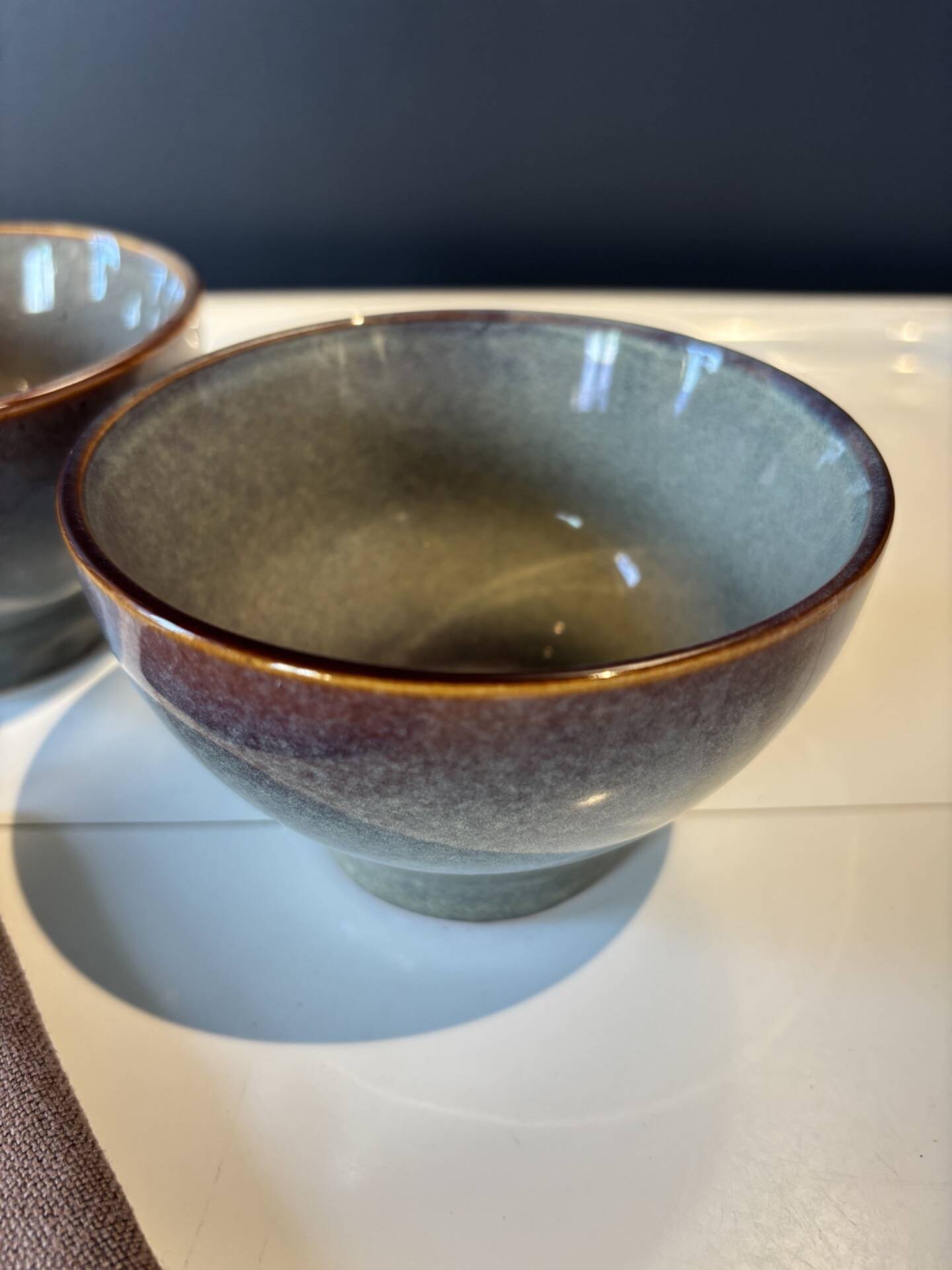 Glazed stoneware bowls