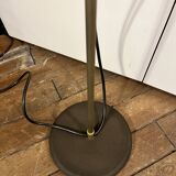 626/L brown floor lamp designed by Joe Colombo, vintage Oluce edition from the 1960s.