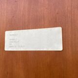 English display cabinet with 2 doors, mahogany imitation, 1990.