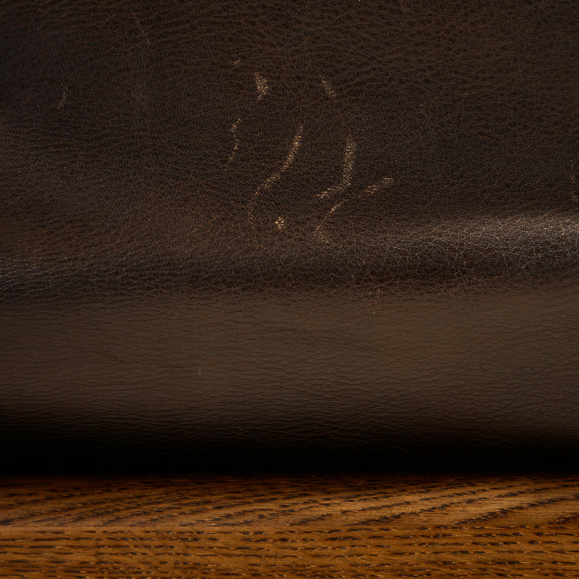 Leather sofa set model 757 by Harry de Groot for Leolux, set of 3.