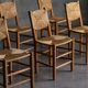 "Bauche" Dining Chairs by Charlotte Perriand for Steph Simon, France, 1950s