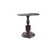 Side table, solid wood pedestal table, 1960s